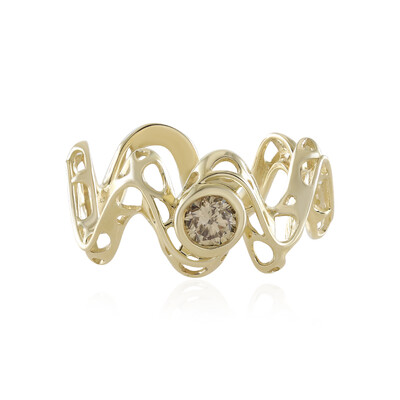 9K I2 Champagne Diamond Gold Ring (Ornaments by de Melo)