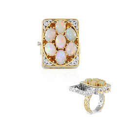 Welo Opal Silver Ring (Gems en Vogue)