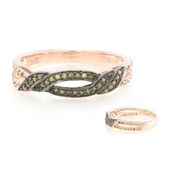 Fancy Diamond Silver Ring