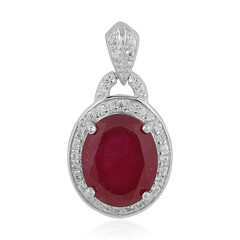 Madagascar Ruby Silver Pendant