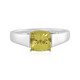 Golden Apatite Silver Ring