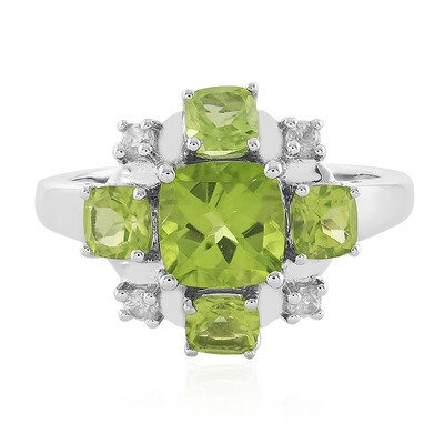 Peridot Silver Ring