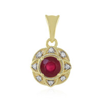 9K Madagascar Ruby Gold Pendant (Adela Gold)