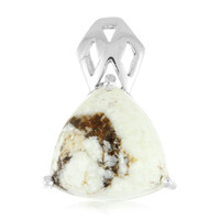 Magnesite Silver Pendant