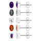Moroccan Amethyst Silver Earrings
