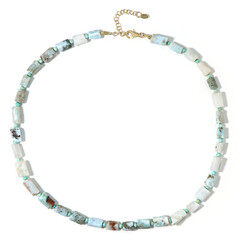 Larimar Silver Necklace