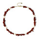 Red Jasper Silver Necklace (Riya)