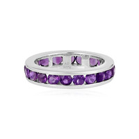 Zambian Amethyst Silver Ring