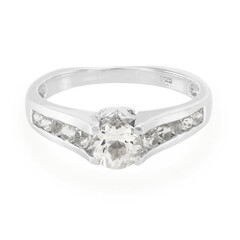 Himalayan Beryl Silver Ring