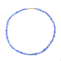 Blue Ethiopian Opal Silver Necklace