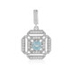 Ratanakiri Zircon Silver Pendant