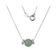 Green Aventurine Silver Necklace
