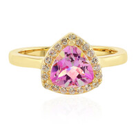 Anniversary Topaz Silver Ring