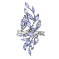 Tanzanite Silver Ring