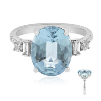 18K AAA Brazilian Aquamarine Gold Ring (CIRARI)