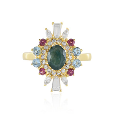 Grandidierite Silver Ring (Adela Silber)