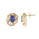 14K AAA Tanzanite Gold Earrings (de Melo)