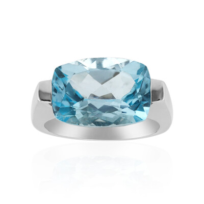 Sky Blue Topaz Silver Ring