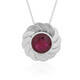 Madagascar Ruby Silver Necklace (de Melo)