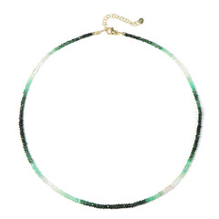 Brazilian Emerald Silver Necklace