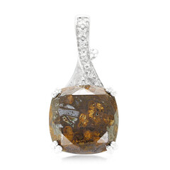 Dinosaur Bone Silver Pendant