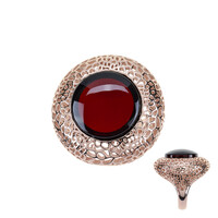 Baltic Amber Silver Ring