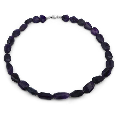 Amethyst Silver Necklace