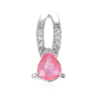 Padparadscha Sapphire Silver Pendant
