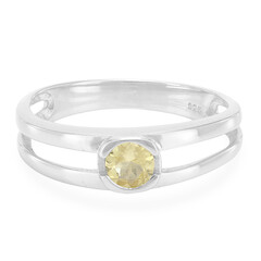 Neon Danburite Silver Ring