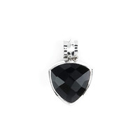 Black Onyx Silver Pendant