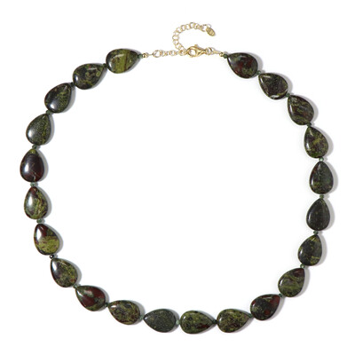 Dragon Blood Jasper Silver Necklace