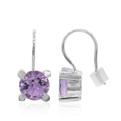 Amethyst Silver Earrings