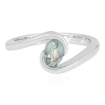 Mountain Lake Quartz Silver Ring