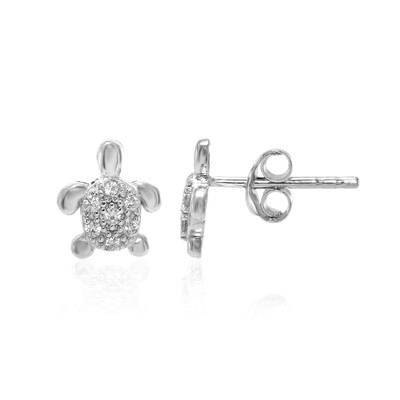 Zircon Silver Earrings