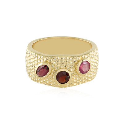 Rhodolite Silver Ring