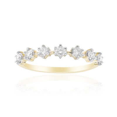 9K SI1 (G) Diamond Gold Ring (Annette)