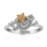 14K SI2 Yellow Diamond Gold Ring (Smithsonian)