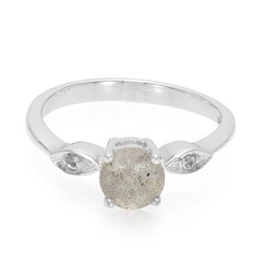 Romanian Spectrolite Silver Ring