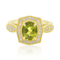 Peridot Silver Ring