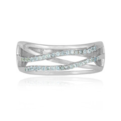 Swiss Blue Topaz Silver Ring