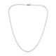 White Topaz Silver Necklace
