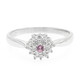 Padparadscha Sapphire Silver Ring