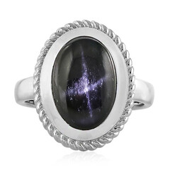 Indian star diopside Silver Ring