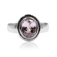 Brazilian Kunzite Silver Ring