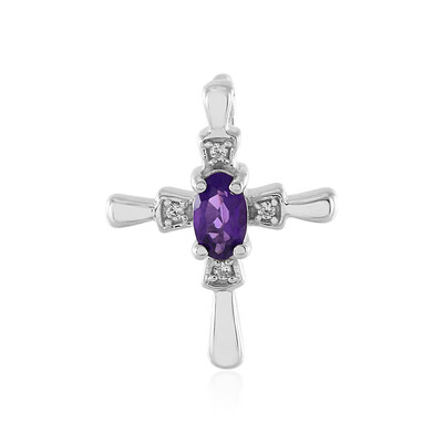 Amethyst Silver Pendant