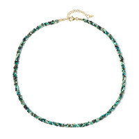 Chrysokolla Silver Necklace