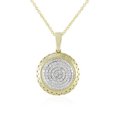 9K I1 (I) Diamond Gold Necklace (Ornaments by de Melo)