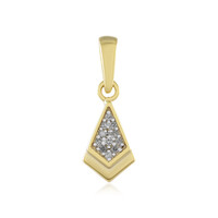 I2 (I) Diamond Silver Pendant