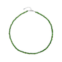 Russian Diopside Silver Necklace