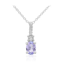 Tanzanite Silver Necklace